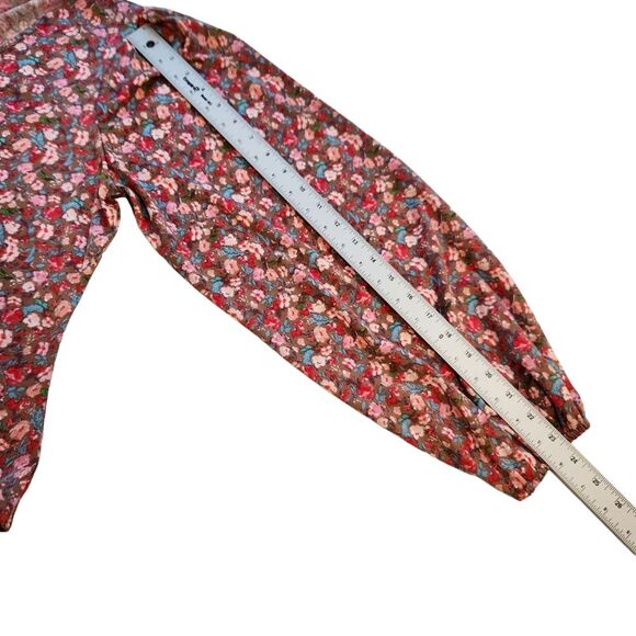 Daytrip‎ Floral Bodysuit  Size L  Pink Snap - Picture 13 of 15